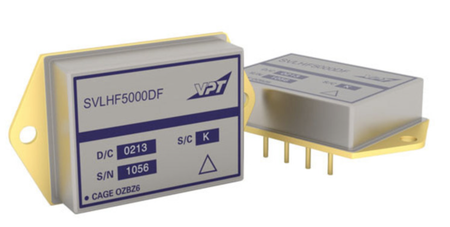 VPT Introduces 50V Input SVL Series of Space DC-DC Converters